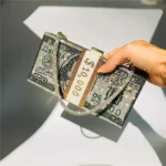 Money Clutch Rhinestone Purse $10,000 Dollars - Image 2