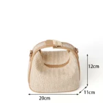 Summer Small Straw Handbag - Image 5
